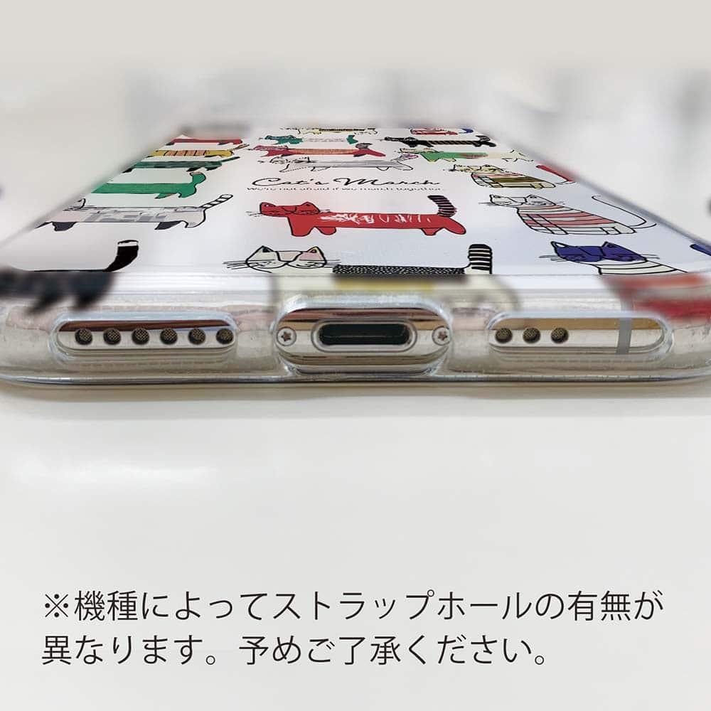 iPhone17/iPhoneAir/iPhone17Pro 花柄 全機種対応☆TPUケース 北欧デザイン 猫の行進 | 6枚目