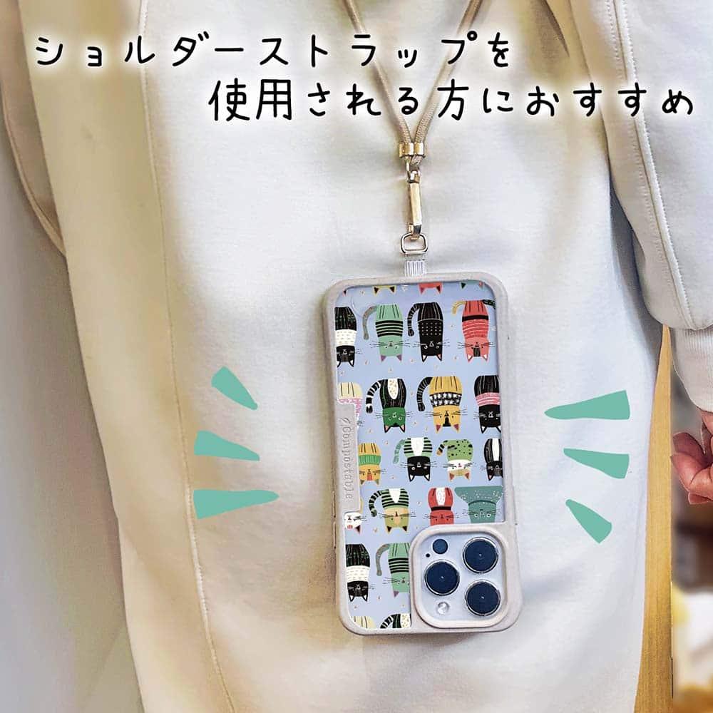 iPhone17/iPhoneAir 花柄 全機種対応☆【インナーシート/デザインシート】 北欧デザイン いろいろな猫 | 9枚目