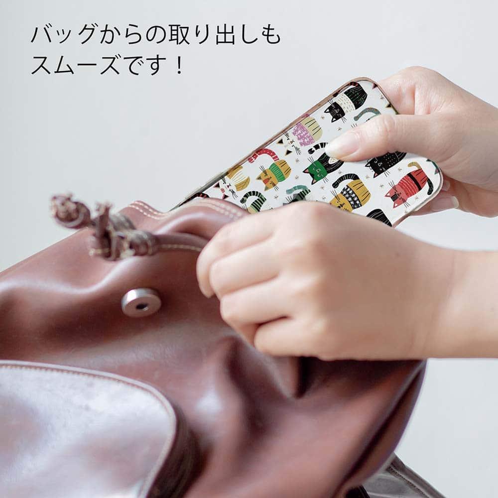 iPhone17/iPhoneAir/iPhone17Pro 花柄 全機種対応☆TPUケース 北欧デザイン いろいろな猫 | 8枚目