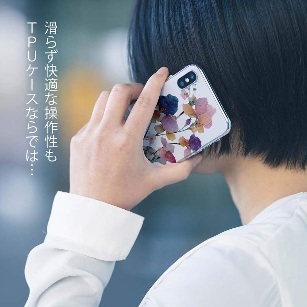 iPhone17/iPhoneAir 花柄 全機種対応☆TPUケース くすみカラーFlower No2 | 7枚目