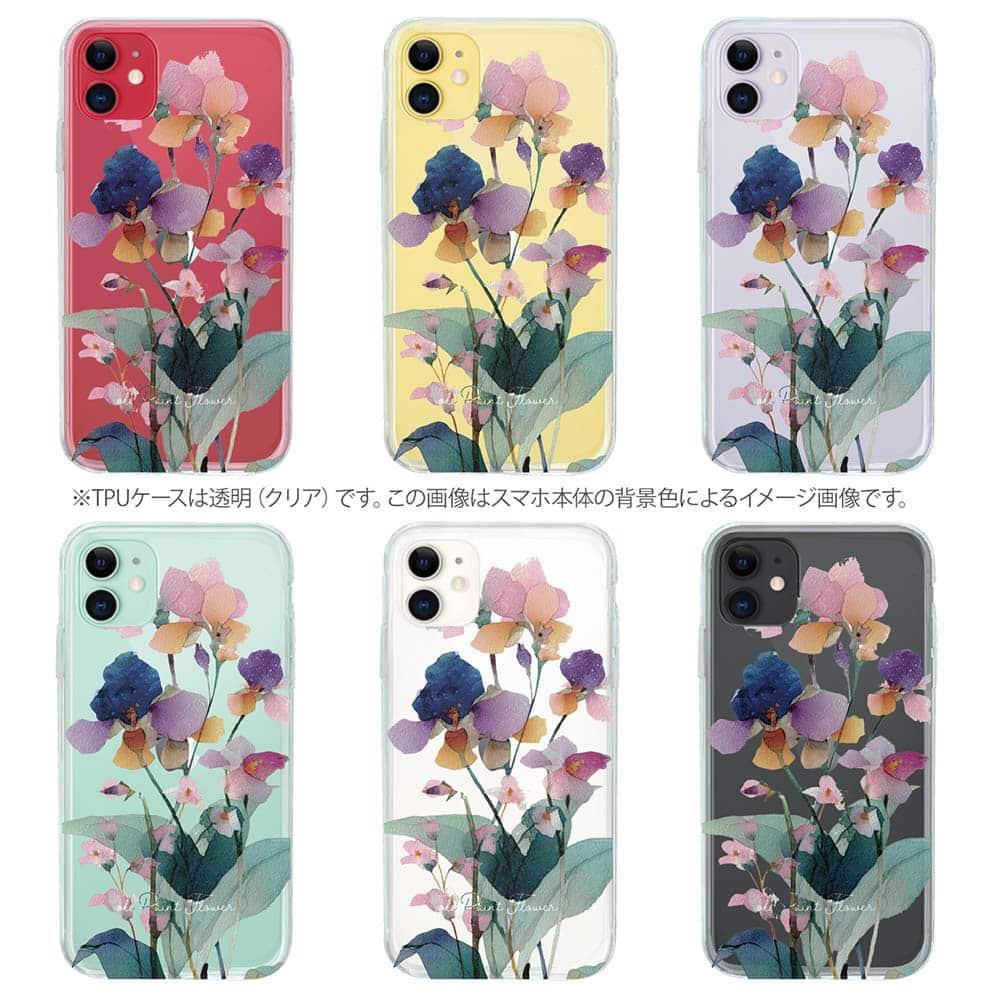 iPhone17/iPhoneAir 花柄 全機種対応☆TPUケース くすみカラーFlower No2 | 9枚目