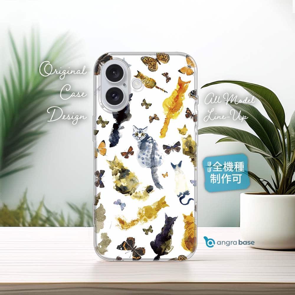 iPhone17e/iPhone17/iPhone Air 猫 全機種対応☆TPUケース 猫の背中 | 1枚目