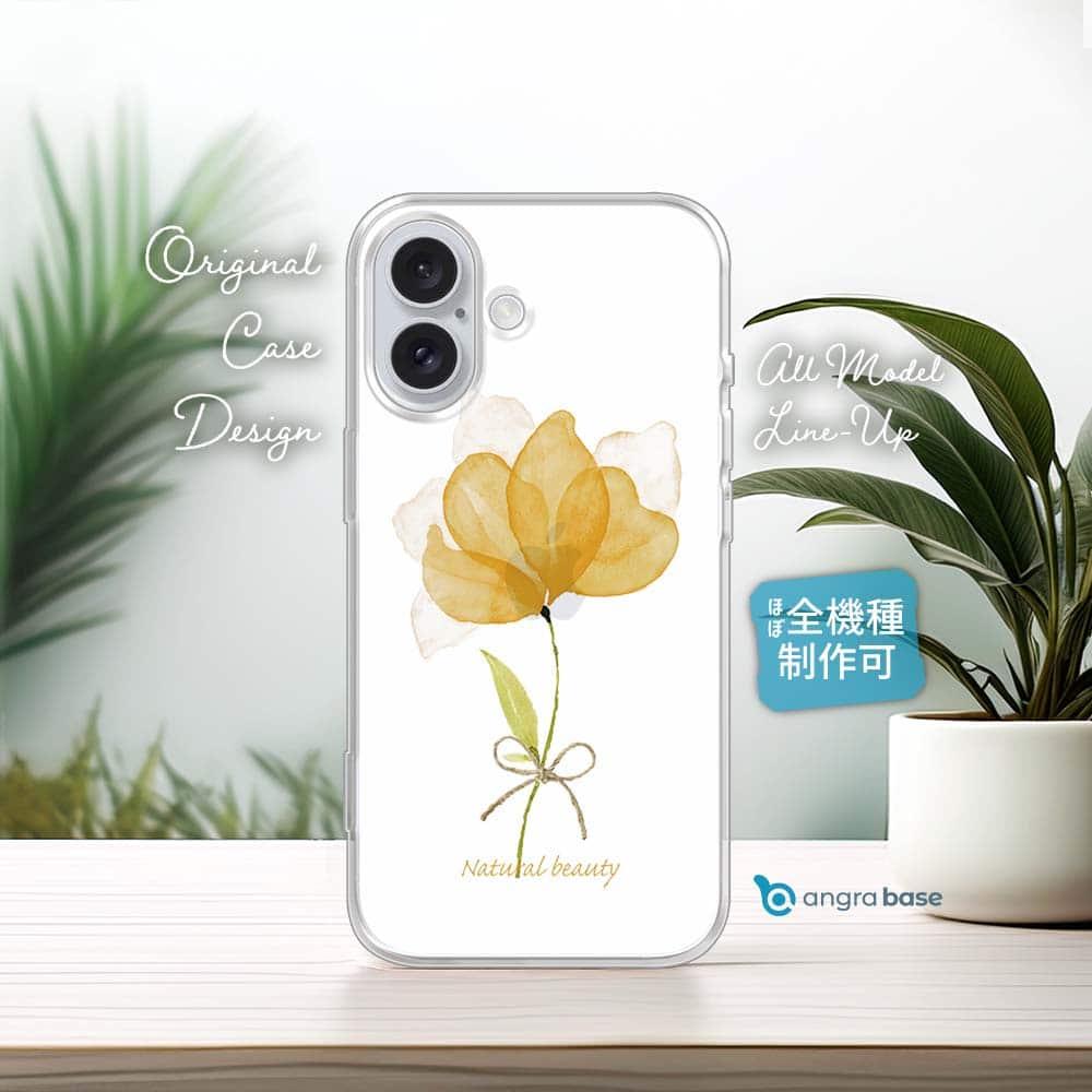 iPhone17e/iPhone17/iPhoneAir 花柄 全機種対応☆TPUケース 黄色の花 自然の美しさ | 1枚目