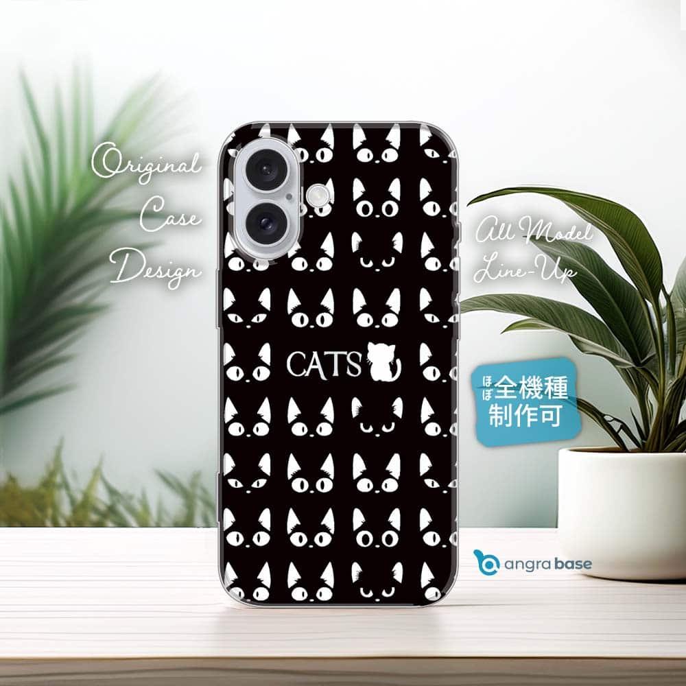 iPhone17e/iPhone17/iPhoneAir/iPhone17Pro 猫 全機種対応☆TPUケース 黒猫たち | 1枚目