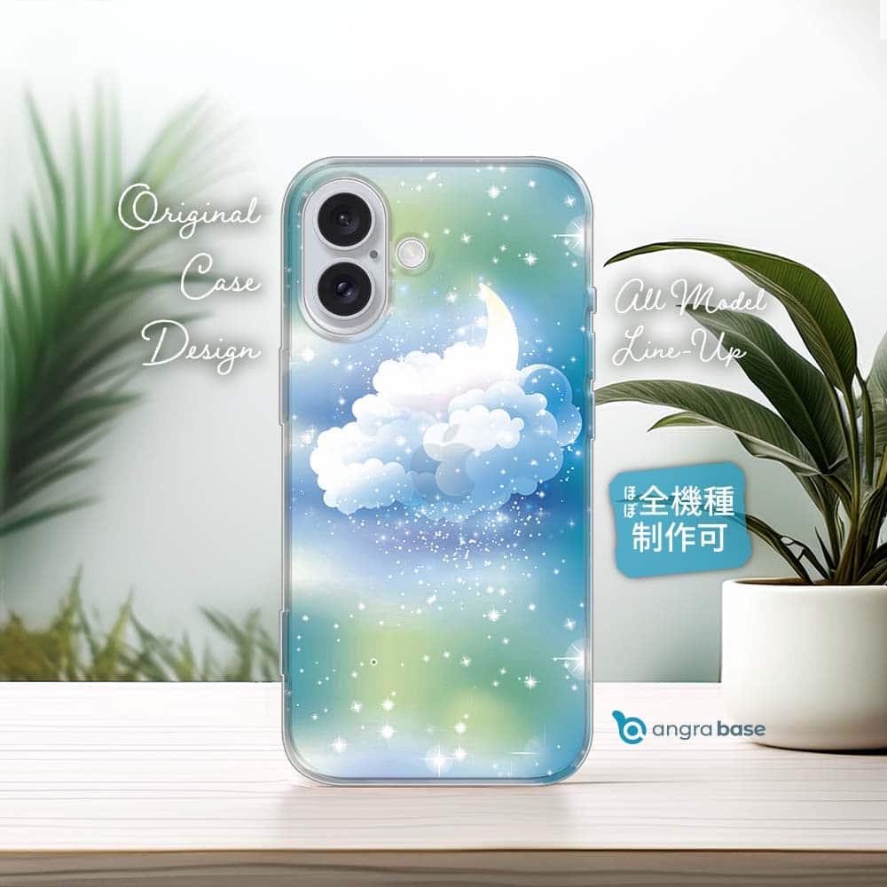 iPhone17e/iPhone17/iPhoneAir 革,本革 全機種対応☆TPUケース ふわふわの雲 | 1枚目