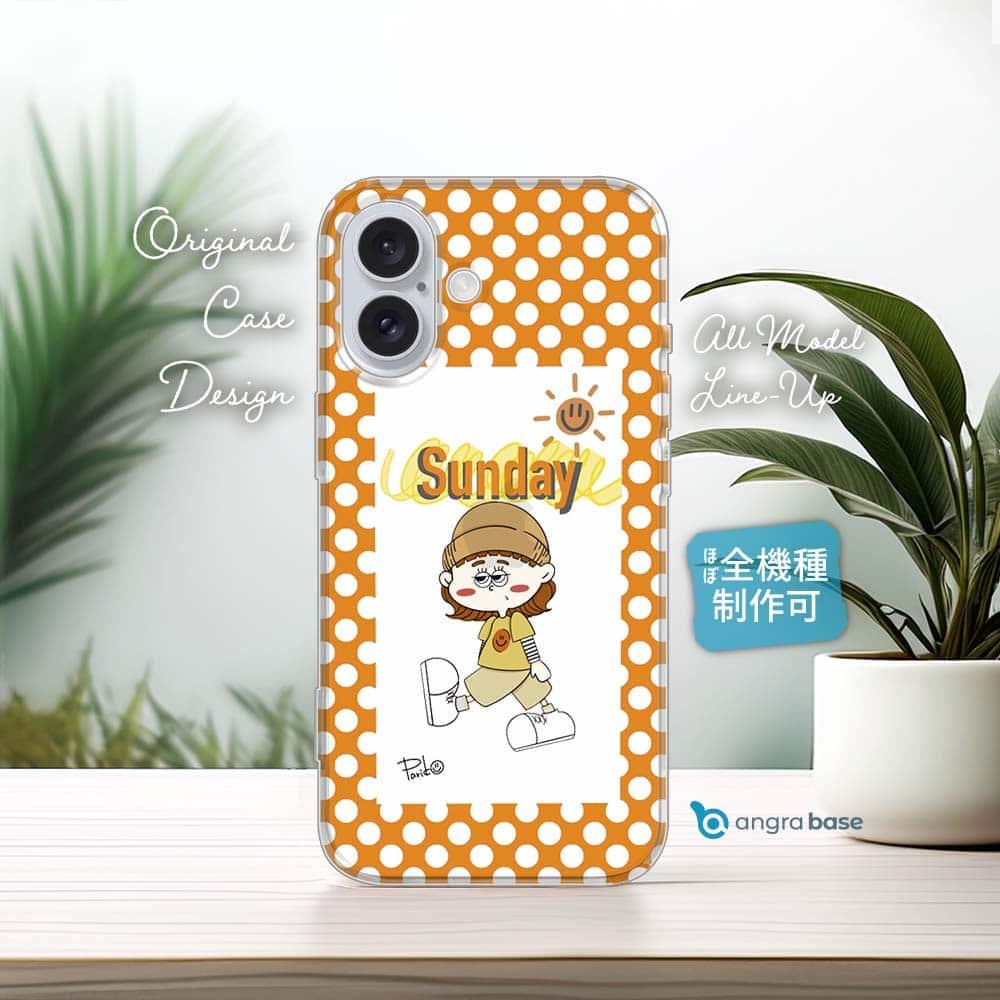 iPhone17e/iPhone17/iPhoneAir アメコミ風 全機種対応☆TPUケース 日曜日の女の子 | 1枚目
