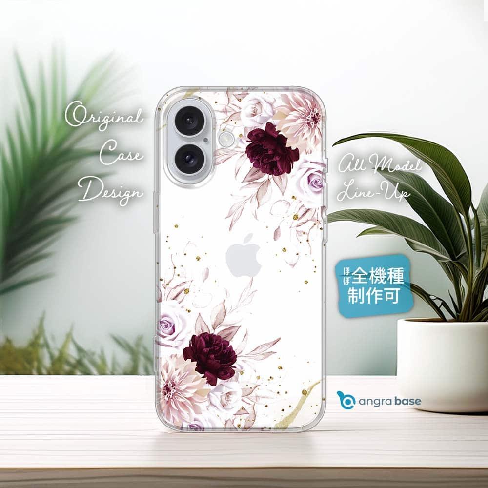 iPhone17e/iPhone17/iPhoneAir 花柄 全機種対応☆TPUケース スプリングローズ | 1枚目