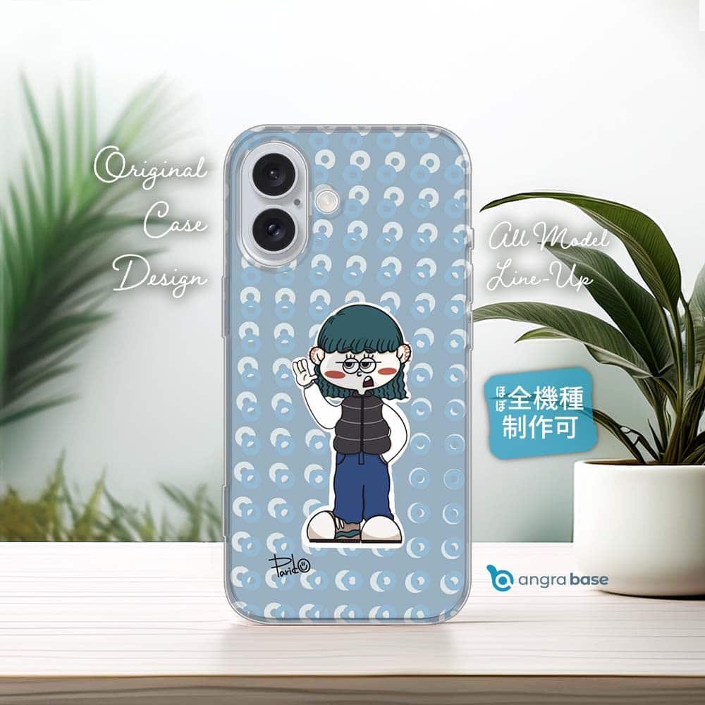 iPhone17e/iPhone17/iPhoneAir アメコミ風 全機種対応☆TPUケース ダウンベストの女の子 | 1枚目