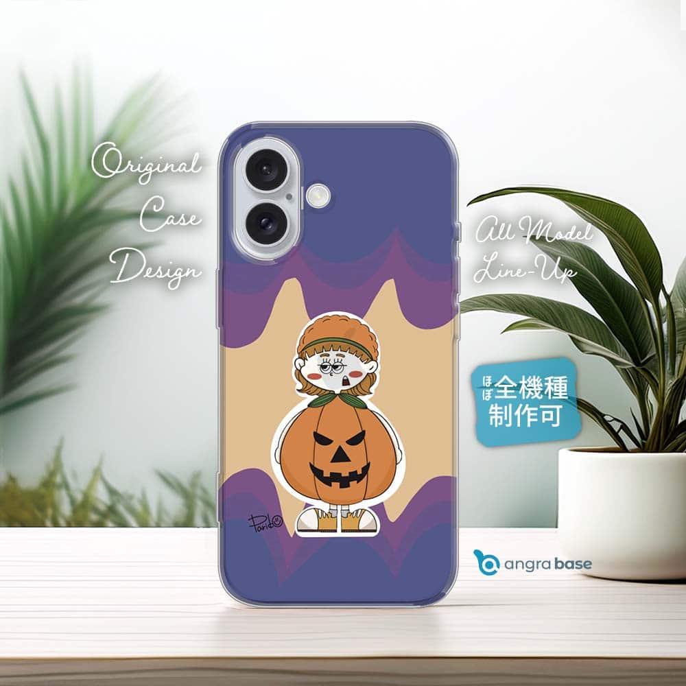 iPhone17e/iPhone17/iPhoneAir アメコミ風 全機種対応☆TPUケース かぼちゃの女の子 | 1枚目