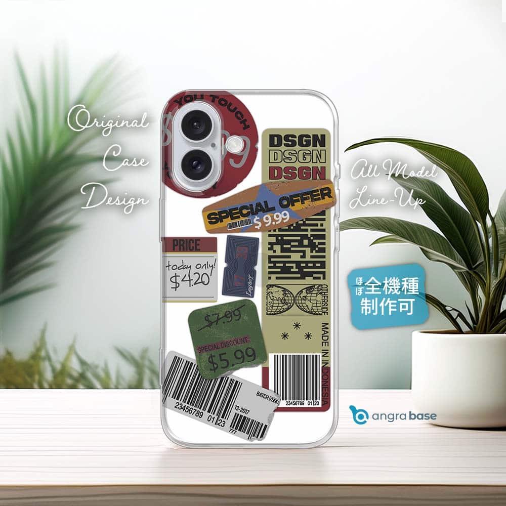 iPhone17e/iPhone17 ステッカー 全機種対応☆TPUケース ステッカー風 プライスカードNo1 | 1枚目