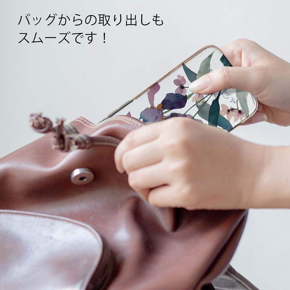 iPhone17/iPhoneAir 花柄 全機種対応☆TPUケース くすみカラーFlower No1 | 8枚目